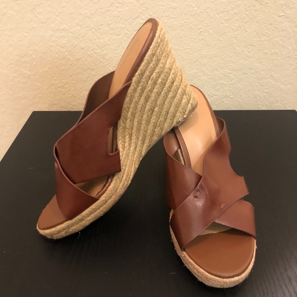 Tan and Brown Wedges